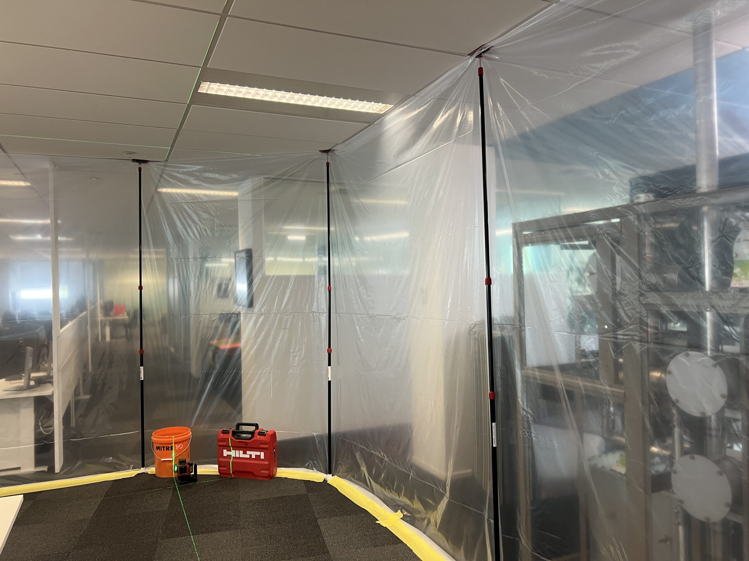 Dust Containment Systems and Zipwall